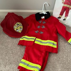 Toddler Fireman Costume | Size 2T-4T